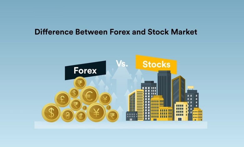 What is the difference between forex and the stock market?